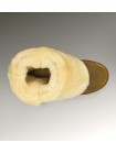 UGG Australia Bailey Button Triplet Bomber Jacket Chestnut Угги с тремя пуговицами рыжие бомберы